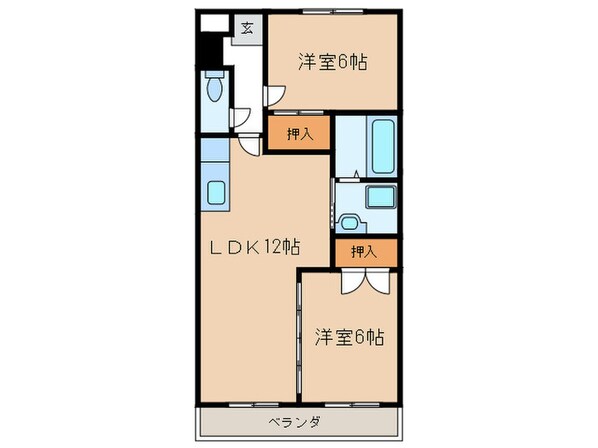 メゾンパトラージュの物件間取画像